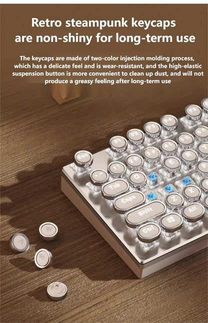 34 Kinds Of Lighting Effects, Real Mechanical Keyboard, Mouse, High Looks, USB, Wired