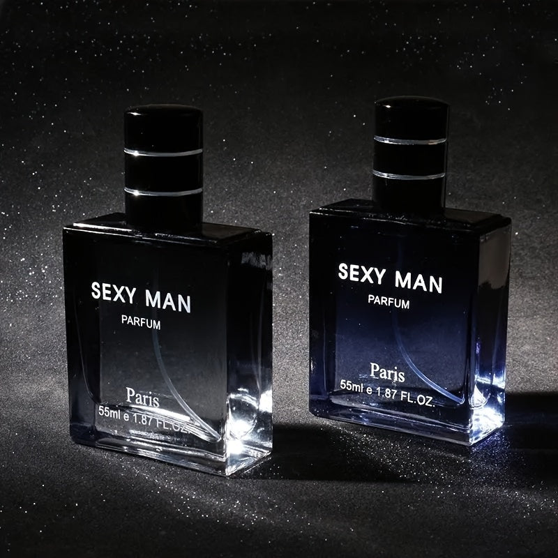 55ml Long-Lasting Eau De Parfum for Men - Refreshing Cologne Perfume with Seductive Scent,