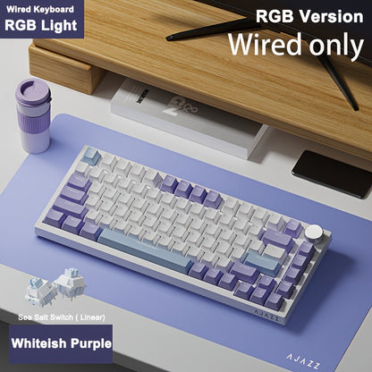 Wired Mechanical Gaming Keyboard with Volume Knob, South-Backlit LED