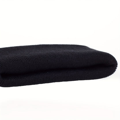 Graphic Beanie Solid Color Simple Beanies Casual Elastic Lightweight Skull Cap